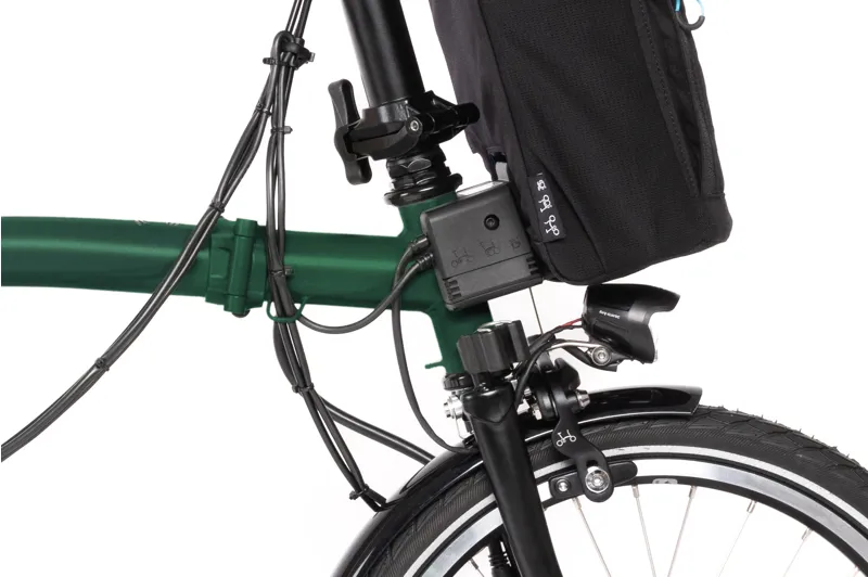 Brompton Electric C Line 4-Speed Folding Bike 2025 in Racing Green-6
